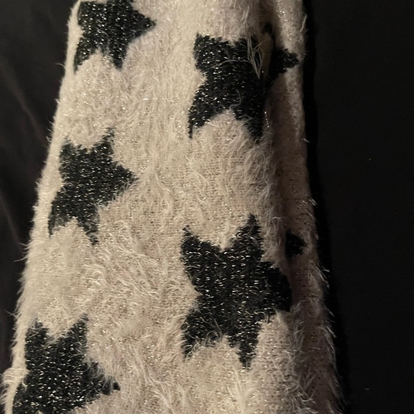 Infinity scarf winter silver stars - Picture 5 of 6